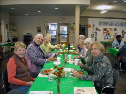 The meals served at Champlain Senior Center are healthy and delicious.